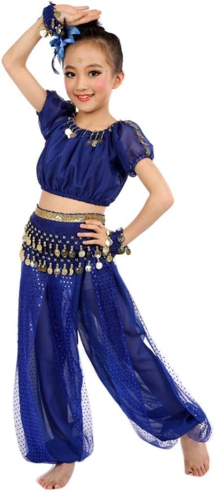hunpta Handmade Children Girl Belly Dance Costumes Kids Belly Dancing Egypt Dance Cloth