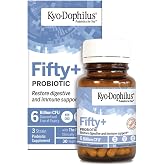 Kyo-Dophilus Fifty+ Probiotic, 30 Capsules | Probiotic Supplement for Adults, Digestive Function and Immune Support*, Multi-Strain Probiotic Blend, 6 Billion CFU, Non-GMO