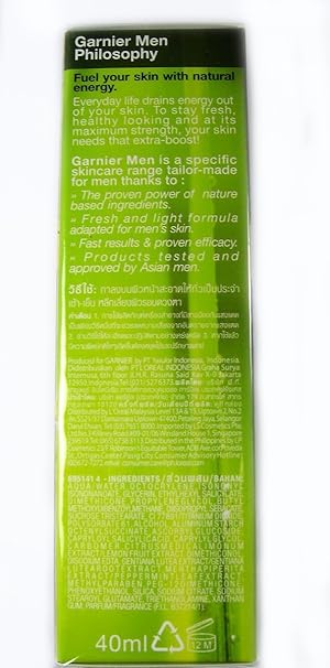 garnier men's turbolight measurable whitening moisturizer