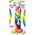 Hott Products Rainbow Cum Pops Lollipop, 10.4 Ounces, Fruity Flavor, 1 Piece