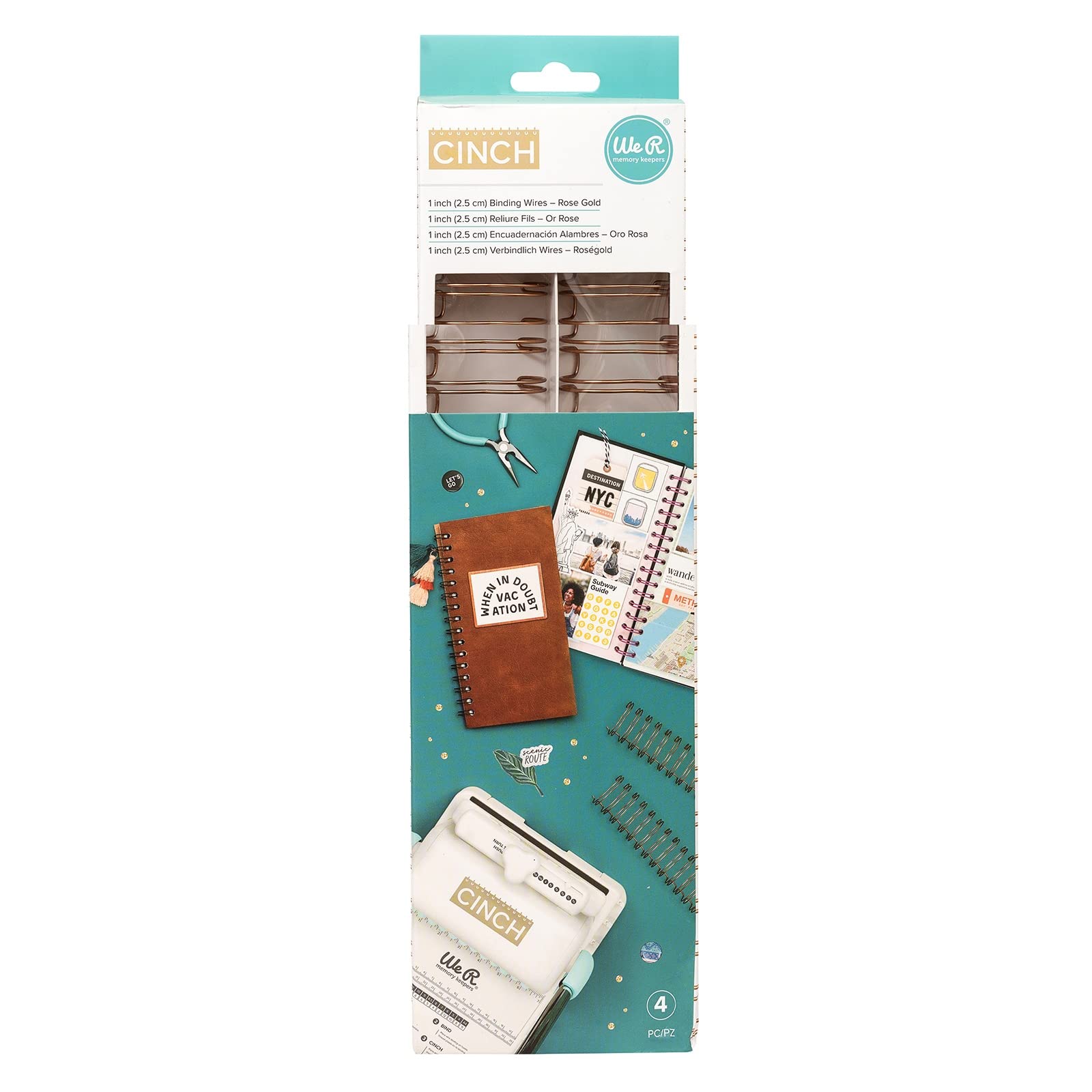 We R Memory Keepers Wire, Rose Gold