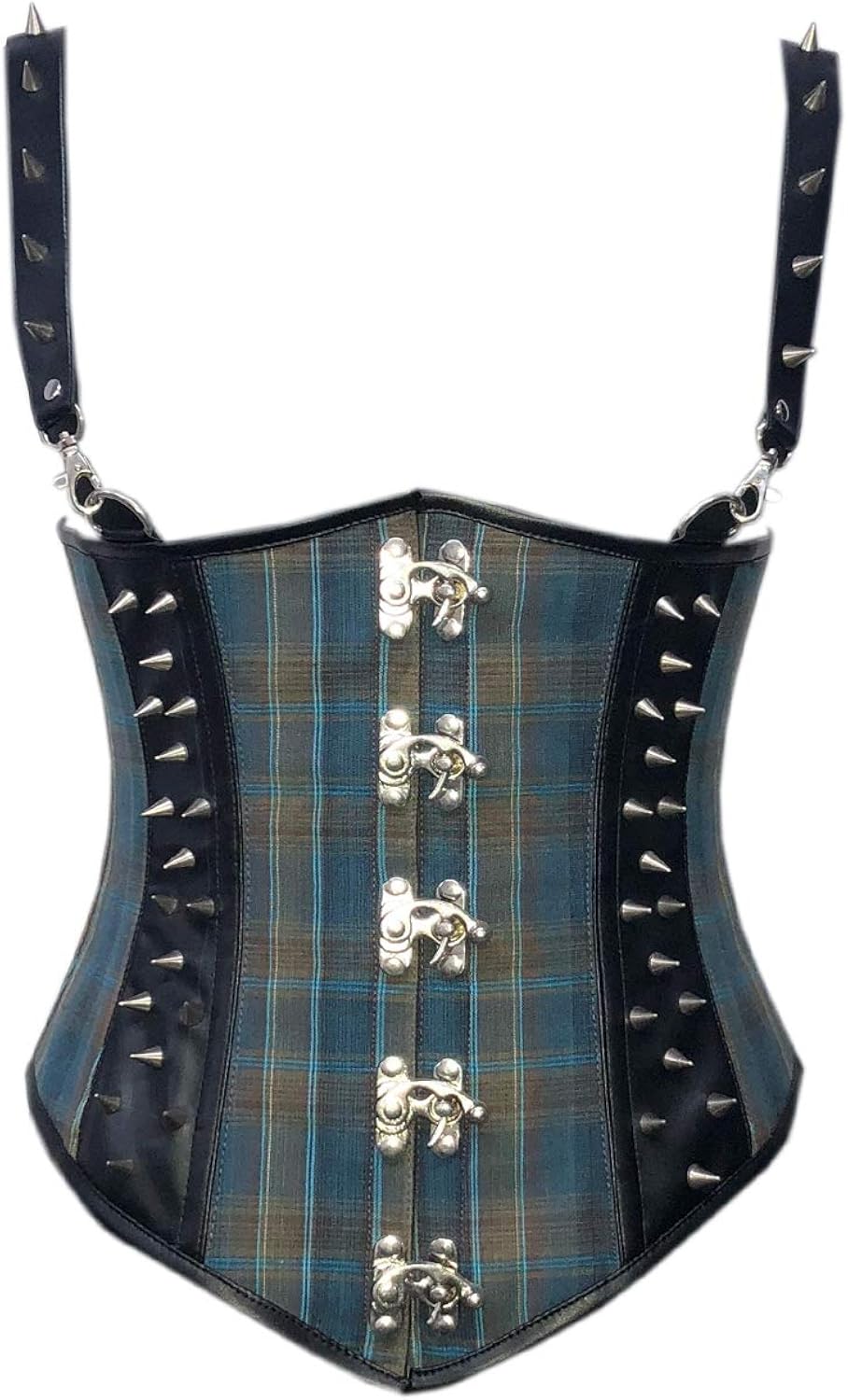 checkered corset top