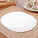 WRAPOK 12 Inch Bamboo Steamer Paper Round Perforated Parchment Air Fryer Liner Non-stick 100 Count for Baking Steaming Basket Cooking Cake Pans Circle