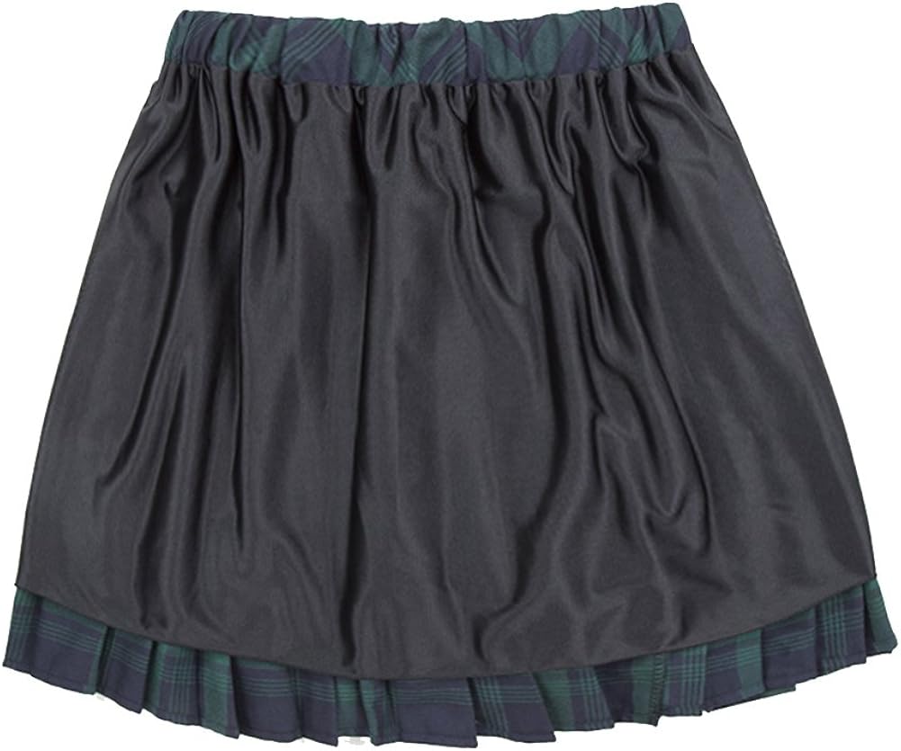 Urban CoCo Women's Elastic Waist Tartan Pleated School Skirt at  Women’s Clothing store
