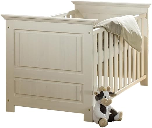 Sam Kinderzimmer Bett Odette 70 X 140 Cm In Weiss Kiefer Massiv Neutral Babyzimmer Fur Jungen Und Madchen Als Kleinkindbett Umfunktionierbar Drei Sprossen Herausnehmbar Amazon De Kuche Haushalt