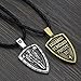 TTKP ST.Michael Archangel Cross Shield Prayer Medal Amulet Knot Pendant Necklace