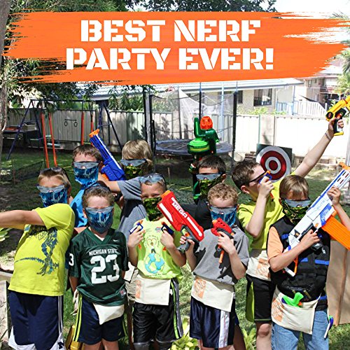 Wishery Nerf Party Supplies Compatible With Nerf Guns 8 Kids
