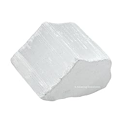 Selenite Raw Crystals and Healing Stones, Natural