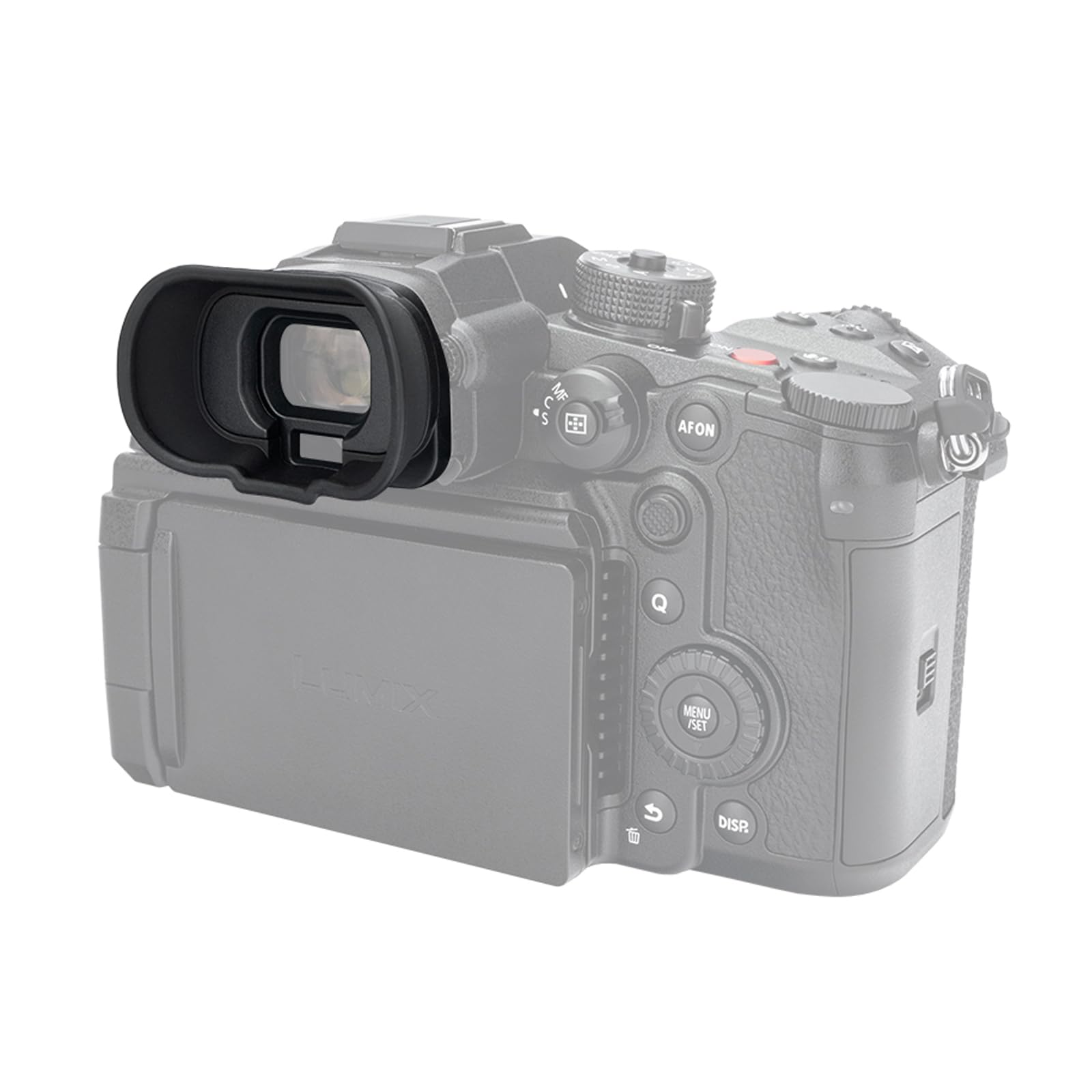 Extended Long Soft Silicone Eyecup for Panasonic Lumix GH7 GH6 GH5S GH5 Mirrorless Digital Camera Replaces Panasonic 4YE1A561Z Eyepiece
