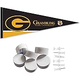College Flags & Banners Co. Grambling State Tigers Pennant Flag and Wall Tack Mount Pads