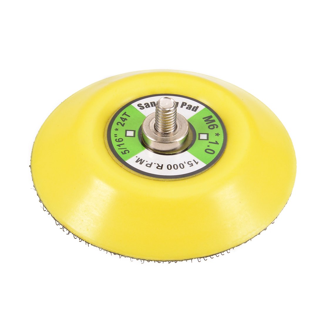 sourcingmap 3" Hook and Loop Backing Pad Sanding Polishing Backer Plate with M6 x 1.0 Thread for Random Orbit Sander Polisher Buffer