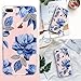 iPhone 7 Plus&8 Plus Case,Flyeri Crystal Fashion Floral Pattern Transparent Clear Soft silicone TPU Ultra thin Phone cover back cases For apple iPhone 7 Plus&8 Plus (11)