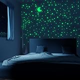 GLOCARNIVAL Glow in The Dark Stars Decor Ceiling 452PCS Moon Kit Kids Room view 6