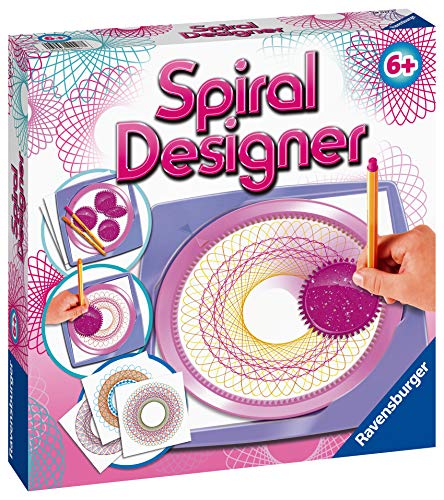 Ravensburger Spiral-Designer Girls 29027, Zeichnen lernen für Kinder ab 6 Jahren, Kreatives Zeichen-Set mit Schablonen… – Bild 3