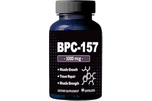 BPC 157 Peptide Capsules – 1000mcg Advanced Protective Compound – Non-GMO, Gluten-Free Supplement for Wellness & Recovery – 6