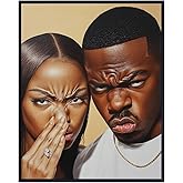 Hilarious Bathroom Wall Art Accessories - African American Wall Art Print - Black Culture Funny Home Decor - African American Decor - Bath Sign - Cool Bathroom Decoration - Bath Poster 8x10 Unframed