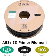 eSUN ABS+ Filament 1.75mm Black 1kg Low Warping Dimensional 0.05mm Tolerance view 2