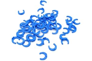 NEWZOLL 50 PCS 1/4 inch Locking Clips for RO Reverse Osmosis Water Filter Fittings