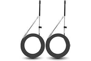 GUZIKO 2Pcs Outboard Engine Control Cables Fit for Mercury Mariner Outboard Engine, GEN II Throttle and Shift Cables