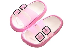 TECHCITY Toddler Little Kids Summer Sandals Non-Slip Boy Girl Slide Lightweight Beach Water Shoes Shower Pool Slippers