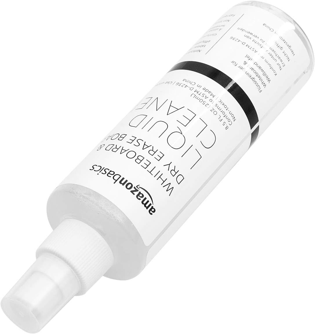 Amazon Basics Dry Erase Liquid Cleaner for Whiteboards Unscented - 250 ml, 1-Pack, 250 ml (Pack of 1) - Image 3