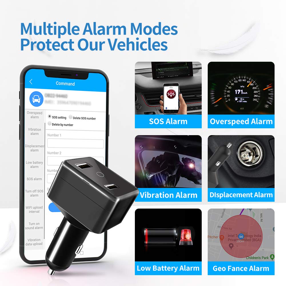 Jueapu Camouflage Gps Tracker Car Real Time Tracking Device 10s