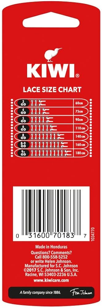 KIWI Outdoor Round Shoe Laces | For Shoes, Boots and Other Footwear | Gold/Brown | 60 Inches | 1 Pair: Health & Personal Care