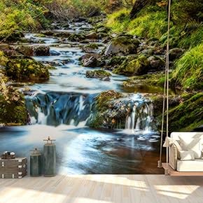 Wall Mural Landscape Removable Wallpaper Wall Sticker for Bedroom Living Room - 66x96 inches
