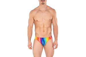 Gary Majdell Sport Mens Print Contour Pouch Bikini Swimsuit