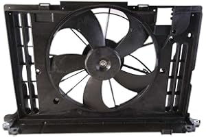 AUTO SHACK AutoShack Radiator Cooling Fan Assembly Replacement for Toyota 2009-2013 Corolla 2009-2014 Matrix 2008-2010 Pontiac Vibe 1.8L FWD FA721365
