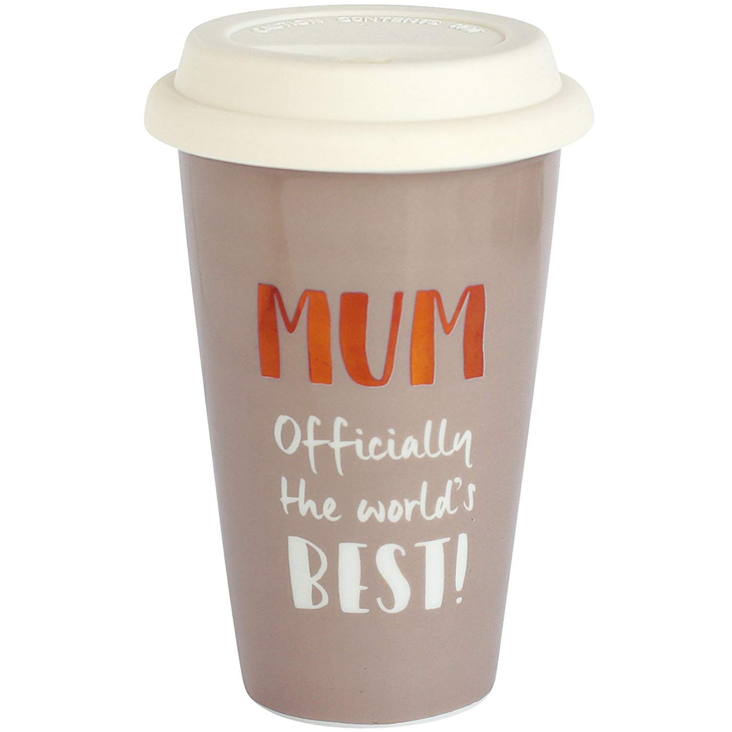 Arora Ultimate Gift for Girls 8704 Worlds Best Mum Ceramic Travel Mug, 500ml