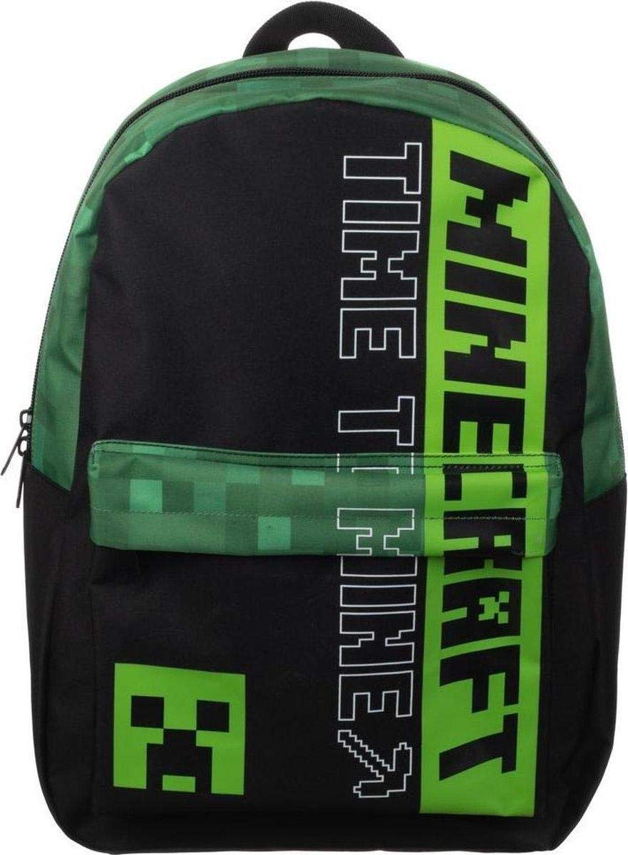 Minecraft Time To Mine Backpack Green 35x45cm