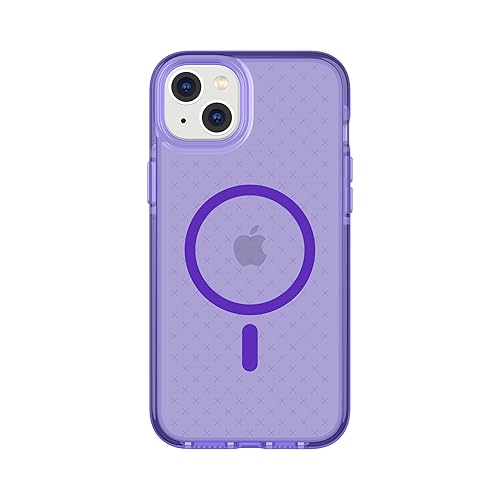 tech21 iPhone 14 Plus Evo Check Compatible with MagSafe® – Shock-Absorbing & Slim Protective Phone Case with 16ft FlexShock Multi-Drop Protection & Extra Buttons