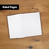 Black n Red Oxford A5 Notebook 192 pages Recycled Casebound Pack of 3 view 2