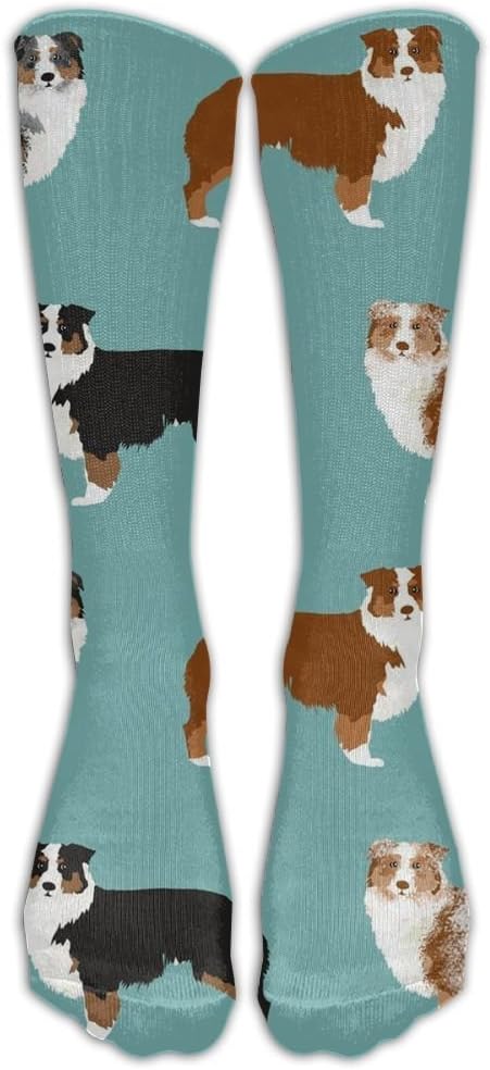 Australian Shepherds Dogs Compression Socks For Men & Women,Graduated Athletic Socks Reduce Muscle Soreness,Best For Running,Sport,Travel,Nurses,Medical,Pregnancy,Marathon,Flight.