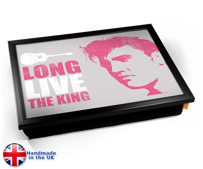 Pink Elvis Long Live The King Legend Icon Tribute Cushioned Bean Bag