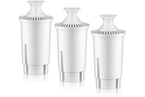 BREAUILL Replacement for Brita® Water Filter, Pitchers and Dispensers, Water Pitcher Filter Water Filter Replacement Compatib