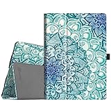 Fintie iPad Pro 10.5 Case - [Corner Protection] Premium PU Leather Folio Smart Cover with Auto Sleep / Wake Feature for Apple iPad Pro 10.5 Inch 2017 Release Tablet, Emerald Illusions