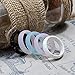Beffy Silicone Wedding Ring Bands For Women Ladies, Set Of 5, Designed for Safety, Comfort, Athletic Lifestyle, Everyday Rubber Ring. Comfortable Fit & Skin Safe