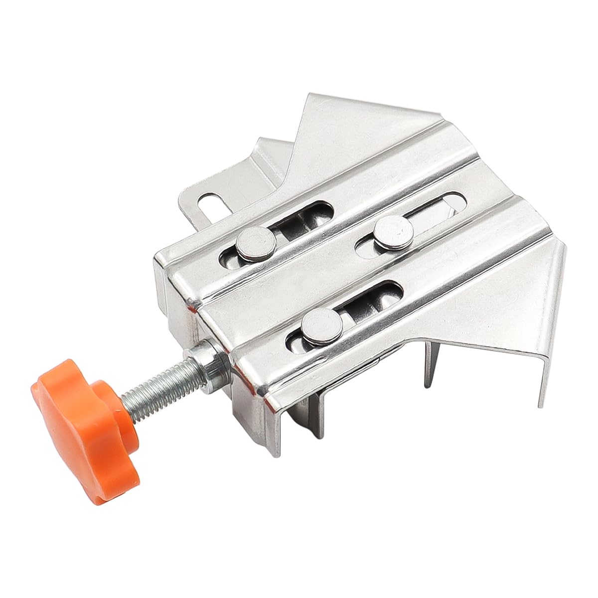Tiardey Woodworking Right Angle Clamp Stainless Steel Precision Open and Close Type Right Angle Splicing Clamp Locator for DIY Woodworking Welding
