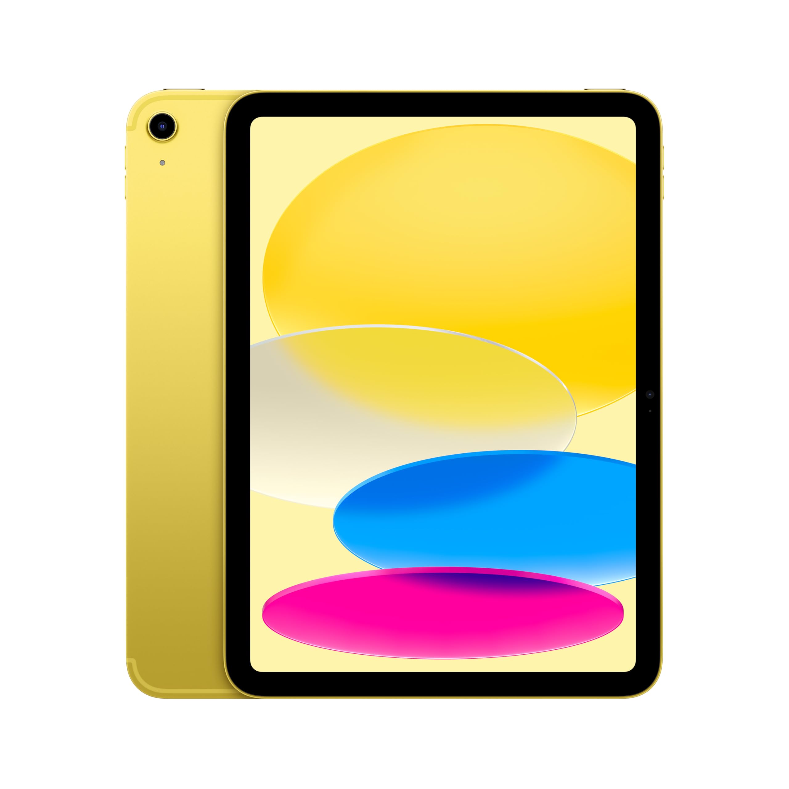 Apple iPad 11-inch: A16 chip, 11-inch Model, Liquid Retina Display, 256GB, Wi-Fi 6 + 5G Cellular, 12MP Front / 12MP Back Camera, Touch ID, All-Day Battery Life — Yellow