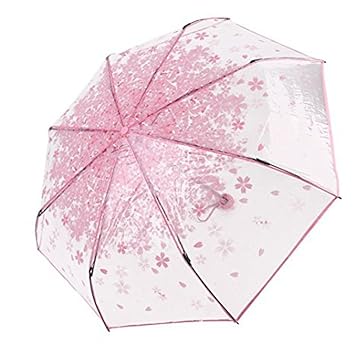 Amazon Co Jp Simple Life かわいい 折り畳み傘 さくら柄 透明 Amazon Co Jp Simple Life かわいい 折り畳み傘 さくら柄 透明