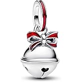 TCZNAF Christmas Fashion Charms for Bracelets and Necklace Pendant Bead Charm Jewelry Present for Women Family Friends