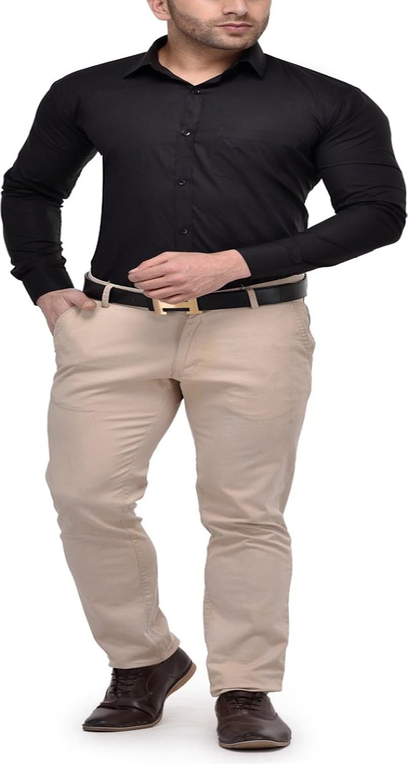 jaira men's solid formal shirt (available in various colour options)