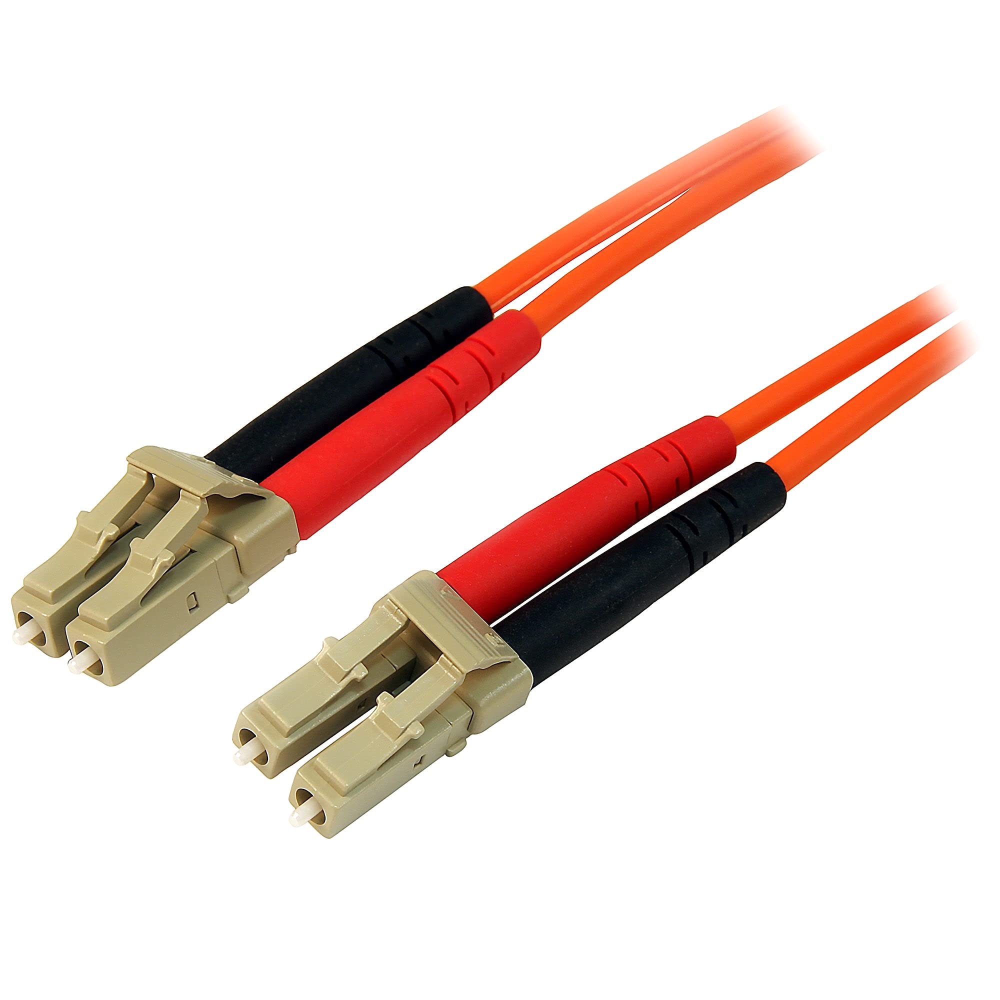 StarTech.com 3m Fiber Optic Cable - Multimode Duplex 50/125 - LSZH - LC/LC - OM2 - LC to LC Fiber Patch Cable (50FIBLCLC3)