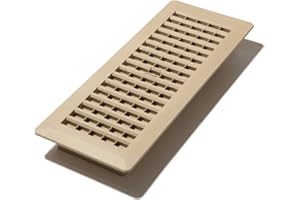 Decor Grates PL412-TA 4-Inch by 12-Inch (Duct opening measurements) Plastic Floor Register, Taupe