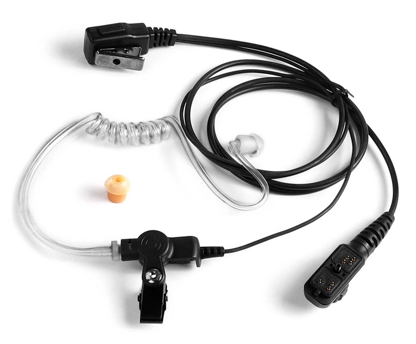 SUNDELY® Headset Earpiece Compatible with HYT Hytera Radio PD580 PD700 PD702 PD705 PD708 PD752 PD780 PD782 PD785 UL913 PD788 PD790Ex PD792Ex PD982 PD985 PT580 Walkie Talkie Acoustic Tube PTT Multi-pin