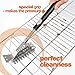Grill Brush and Scraper – Grill Brush – BBQ Brush – Barbecue Cleaner – Safe Bristle Free BBQ Grill Brush for Porcelain Propane Electric Infrared Stainless Steel Gas Iron Charcoal and Weber Grills