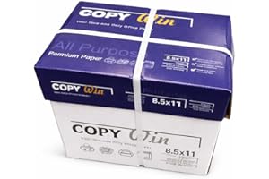 A1 Letter Size Copy Paper 5,000 Sheets Premier Multipurpose Paper,Inkjet Printer/Fax/Photocopy Paper, 97 Brightness, 20 lb, L