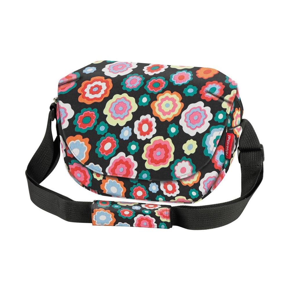 Klickfix Unisex Adult Funbag Handlebar Bag, Happy Flowers, 4 Litres